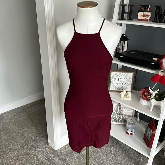 Merlot Color Dress - Picture 1 of 3